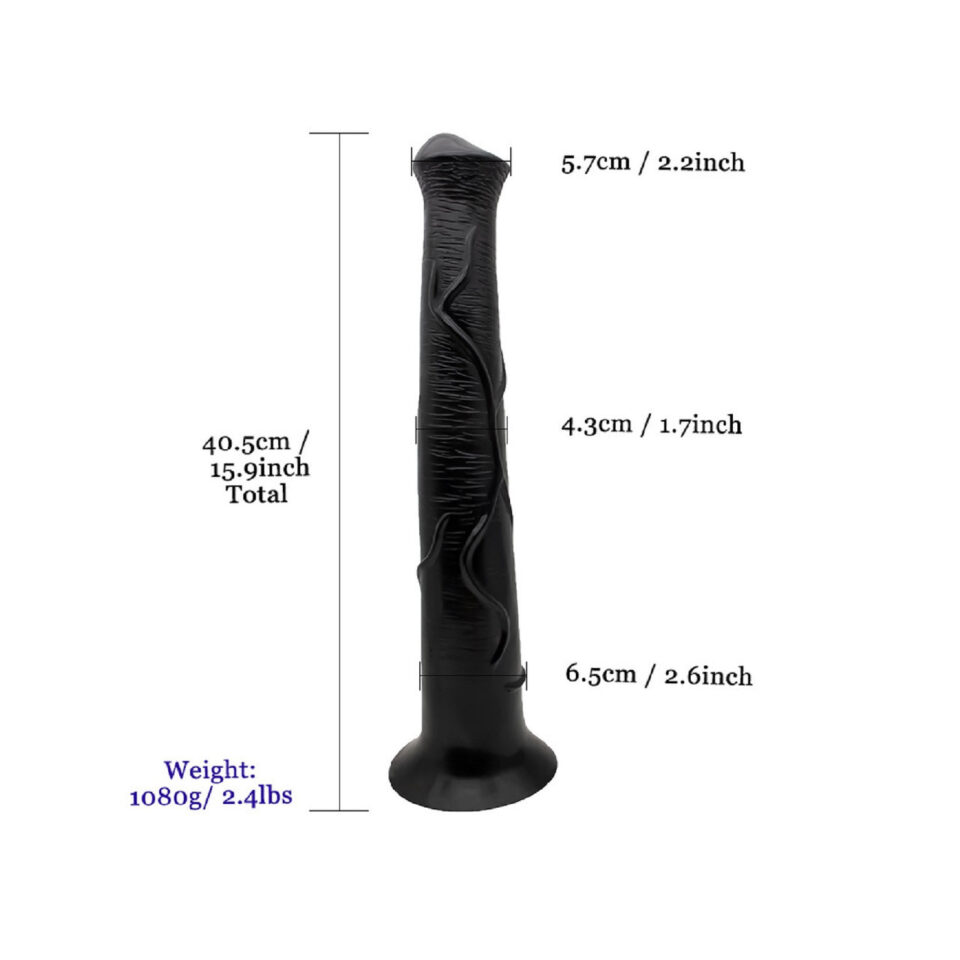 Gelding equine dildo dimensions