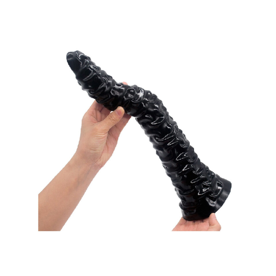 Wizard 14 Inch Anal Probe Scale against Human Hand