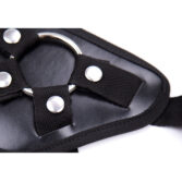 Strap on Set with 8 Inch DP Dildo chrome harness