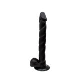 LongSlim 12 Inch Dildo Black