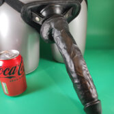 Strap on set. Zeus black scale