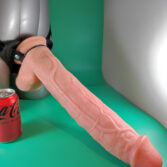 Strap on set. Megadong flesh scale