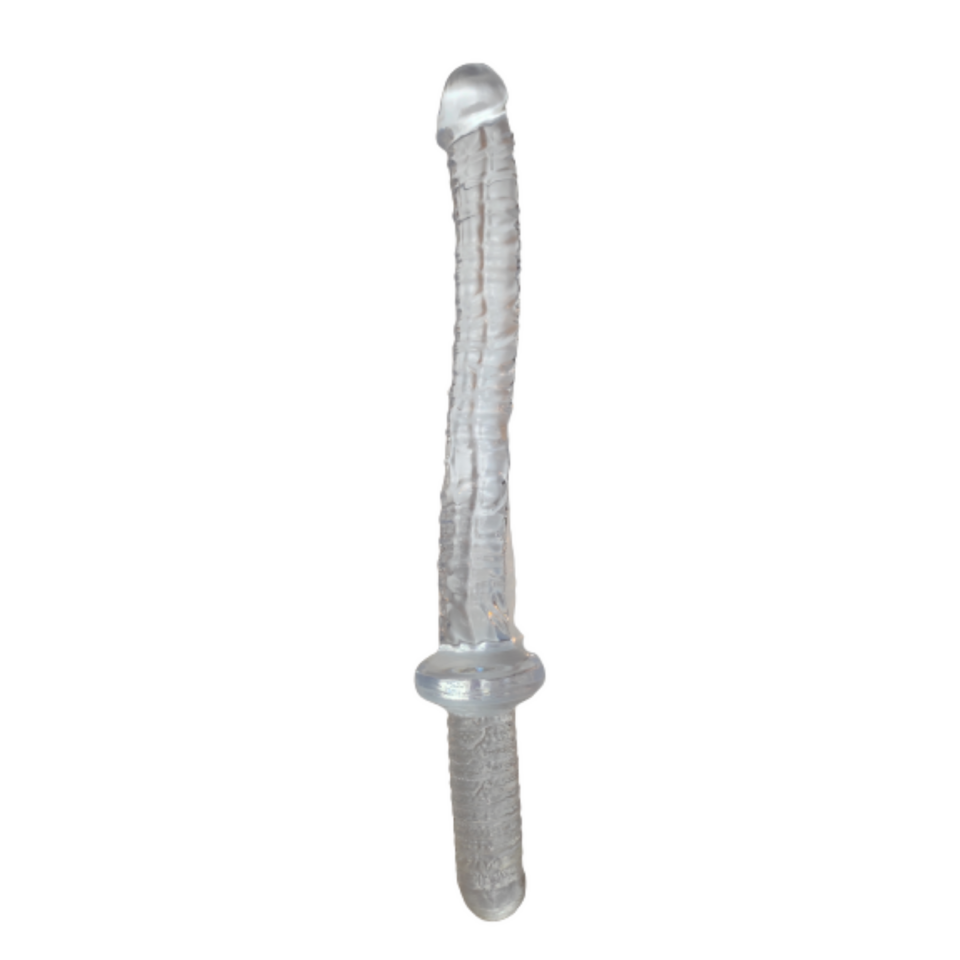 Excalibur Sex Sword Handled Dildo Clear