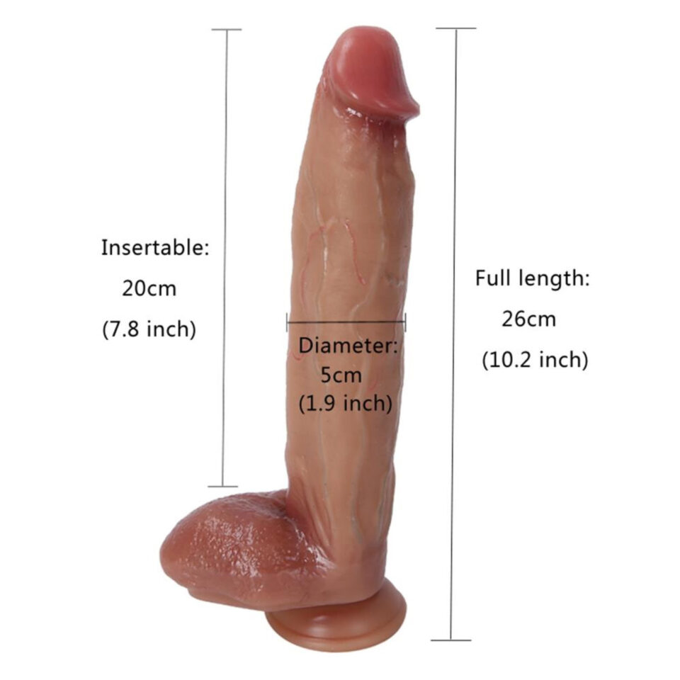 Nina 10 inch real feel dildo dimensions
