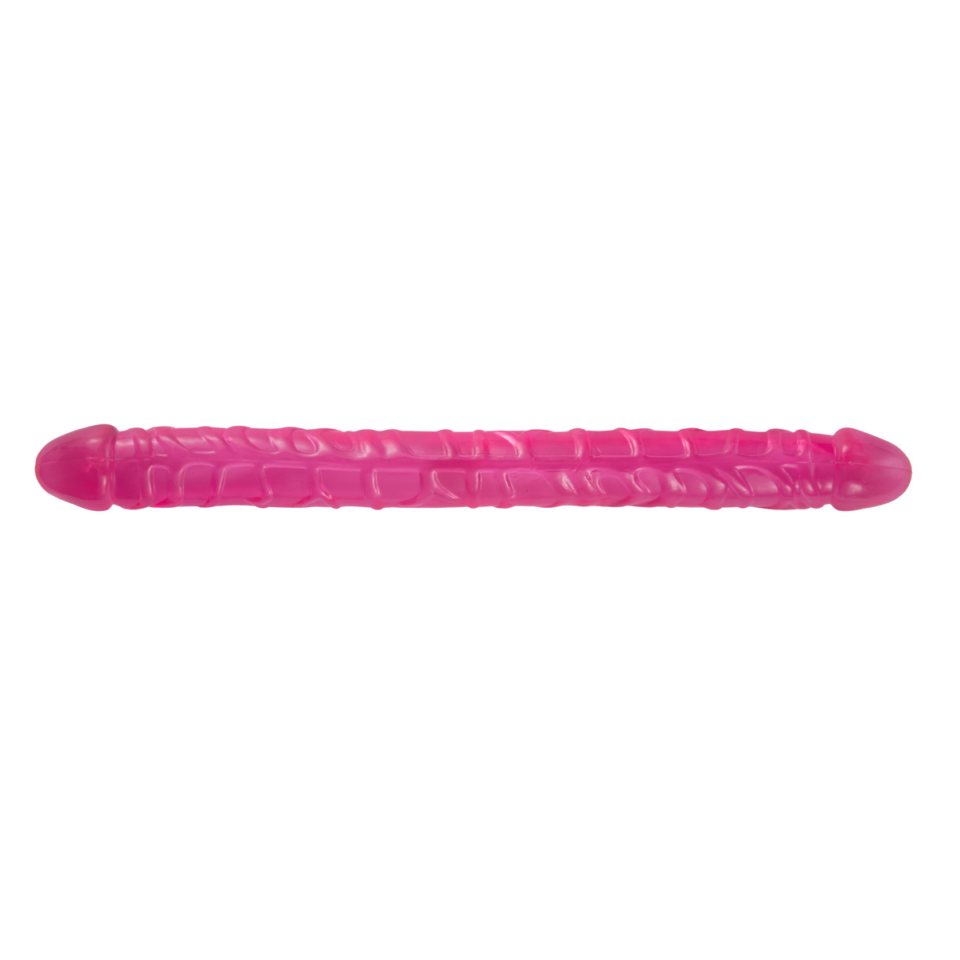 Duo 18 Inch Double Ended Lesbian Dildo Pink