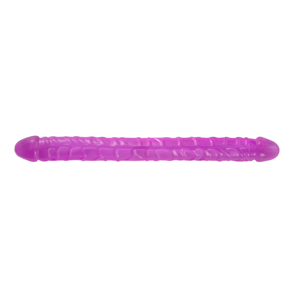 Duo 18 Inch Double Ended Lesbian Dildo Purple