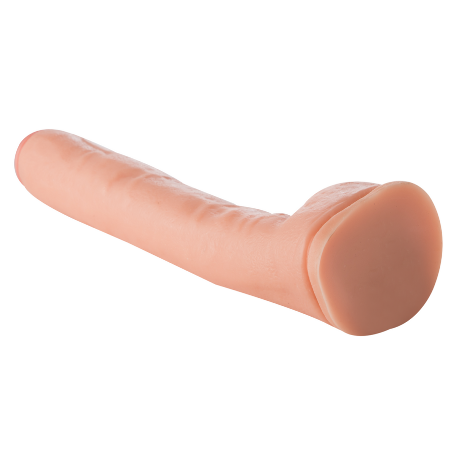 Stretcher dildo suction cup base